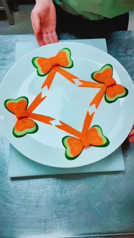 How to decorate a plate of vegetables well#art #craft #vegetable #cucumber🥒 #carrot_🥕🥕 