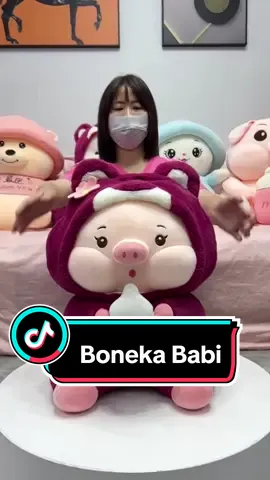 boneka Babi pig bottle milk DOT #bonekababi #bonekababibesar 