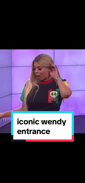 iconic wendy entrance #wendywilliams #wendywilliamsshow #fyp 