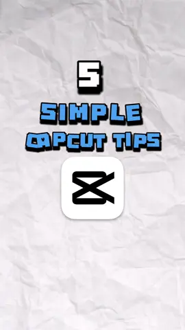 5 Simple Tips For Video Editors Using Capcut 📱💻                                                #capcut #capcuttips #editingtips #shortformcontent #shortformcontenttips #editing #editingtutorial #editingadvice 