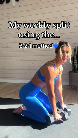 The weekly split that transformed my life! Follow this 3-2-1 strength x pilates method to fall back in love with your training plan and results. Once you start, youll never look back! Comment below it youre doing the 321 split #321method #321methodworkout #girlsthatlift #gymgirl #workoutvideosforwomen #dumbbellworkoutforwomen 