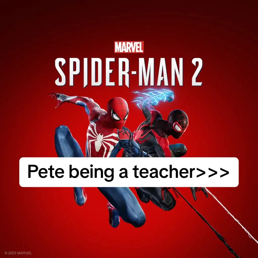 Couldve teached me math bro #foryoupage #xyzbca #marvelspiderman2 