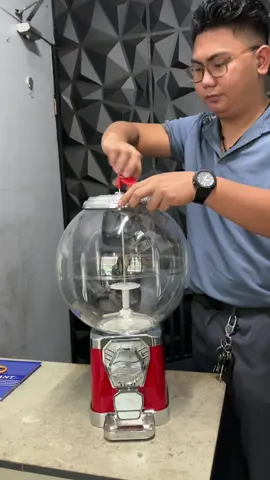 Order From Valenzuela, Sphere Glass Vendo Machine #fyp #foryou #vendo #vendomachine #vendingmachine #candymachine #trending 