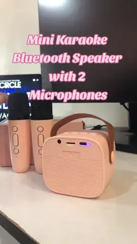 Mini Portable Karaoke Bluetooth Speaker with Dual Microphone #karaoke #karaoketiktok #karaokespeaker #karaokespeakermic #speaker #bluetooth 