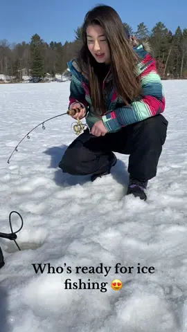 Who is ready for some ice fishing 😍 #icefishing #fishing #ice #crappiefishing 