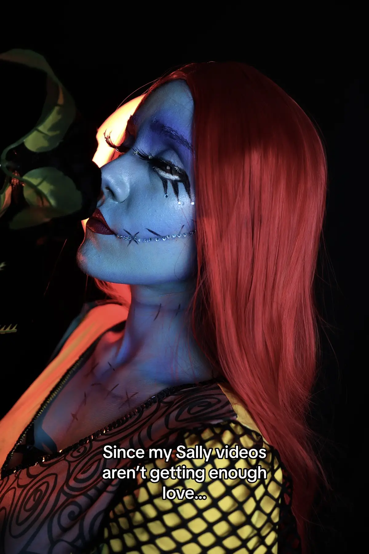 She was so fun to cosplay! I want to do more makeup based ones #sally #sallynightmarebeforechristmas #sallycosplay #nightmarebeforechristmas 