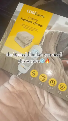 😍🤎 #fyp #cosihome #winter #heatedthrow #heatedblanket #cosy #tiktokmademebuyit 