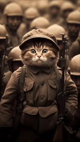 WW1 Cats. #cat #catsoftiktok #war #warzone #ww1 #ww1history #ai #aiart #midjourney #wearemidjourney 