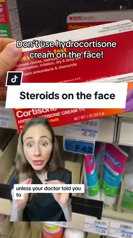 Steroid creams are super helpful for treating numerous skin disorders, however when used inappropriately they can have side effects. Don’t self treat rashes on the face with steroid creams, unless you have been advised to by your treating doctor. Side effects include discoloration, persistent redness, skin thinning, dilated blood vessels, perioral dermatitis, acne, & rosacea. Some skin conditions can be made much worse by using steroid creams. See a board certified dermatologist to know what exactly it is you are dealing with and how to treat it. #steroidcreams #steroidcream #skincareadvice #dermatologist 