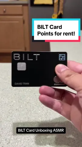 Unboxing my new BILT mastercard, the first card to earn you points on rent! In-depth breakdown of the card coming soon 😉 #fyp #foryou #credit #finance #creditcards #bilt #wellsfargo #tips #unboxing #ASMR
