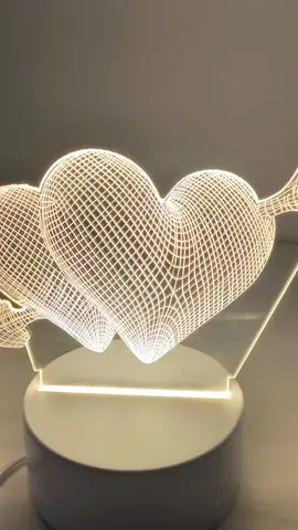 The same heart shaped desk lamp 3D night light from amzon is less $5 at my shop case🤩🤩🤩 #amazon #amazonfinds #nightlight #heartlights #homegoodies #fyp #foryou 