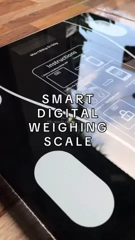 Track your weight, keep an eye on your body mass index (BMI) and monitor your fitness level with this SMART DIGITAL WEIGHING SCALE 🩵  #smartdigitalweighingscale #digitalweighingscale #weighingscale #humanweighingscale #weighingscaledigital #fitnesstiktok #homefinds #homessentials 