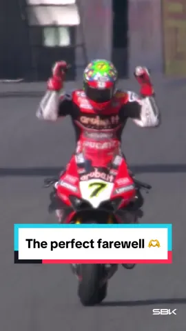 The perfect farewell 🫶 #OnThisDay three years ago at Estoril, Chaz Davies clinched his final victory with @aruba.it_racing_ducati 🏆 It also turned out to be his last one in #WorldSBK 🥲 #WorldSBK #motorcycle #motorsport #racing #sportsontiktok