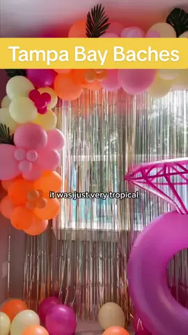 Planning a bachelorette for the Tampa Bay Area? Let @TampaBay_Baches plan your trip and decorate so you don't have to worry! If you've ever travelled for a bachelorette you know the struggle of getting all the decor there and set up before the bride arrives! Asia and her team take care of it all, even grocery runs! #clearwater #tampa #bachelorette #florida #stpetersburg #siestakey 