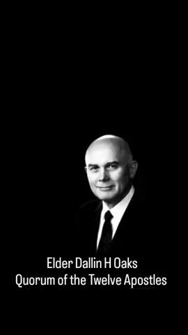 Elder Dallin H Oaks 