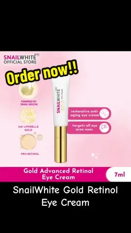 #snailwhiteeyecream #retinoleyecream #eyecream 