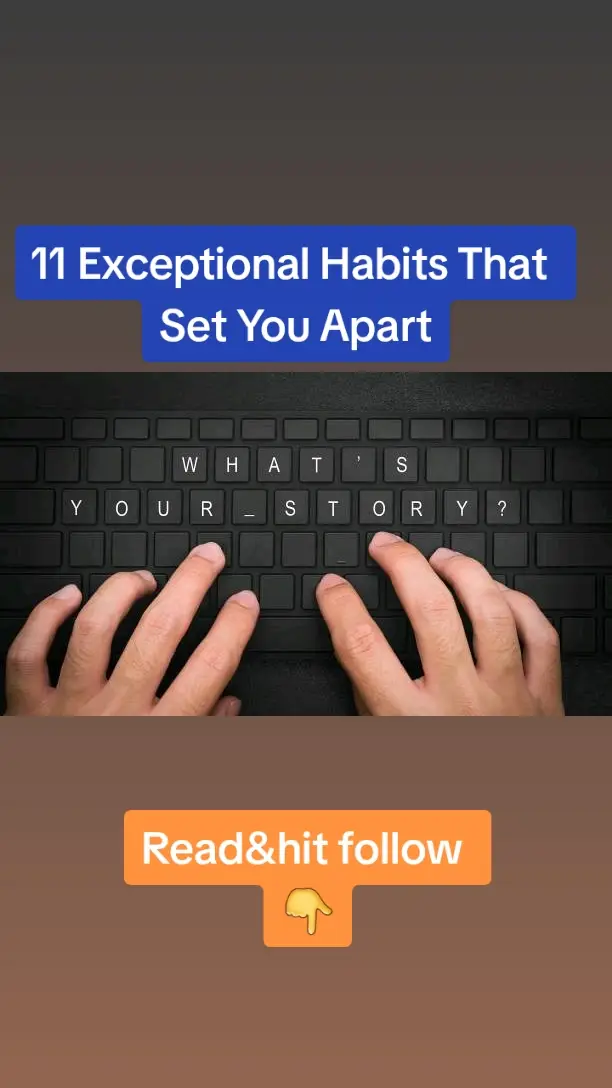 11 Exceptional Habits That Set You Apart 1. Read for 100 Minutes Daily Reading daily is a surefire way to expand your knowledge and strengthen your mind. Start with shorter reading sessions and gradually build up to 100 minutes. Recommended Resources: 