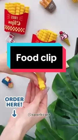 French Fries Shape Food Sealer Clip Tool #fyp #fypシ #foryoupage #fypage #fypシ゚viral #frenchfries #foodclip #foodsealer #foodpreservation #bagclip #refrigeratormagnet #kitchentool #tiktokshop #tiktokbudol #tiktokfinds 