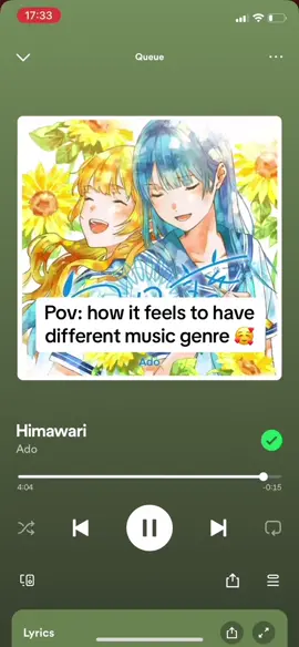 SAD SONG THEN HAPPY SONG FEELS LIKE 📈📉📈📈📉📈 #ado #utaiteado #adoutaite #himawari #himawariado #september #4thseptember 