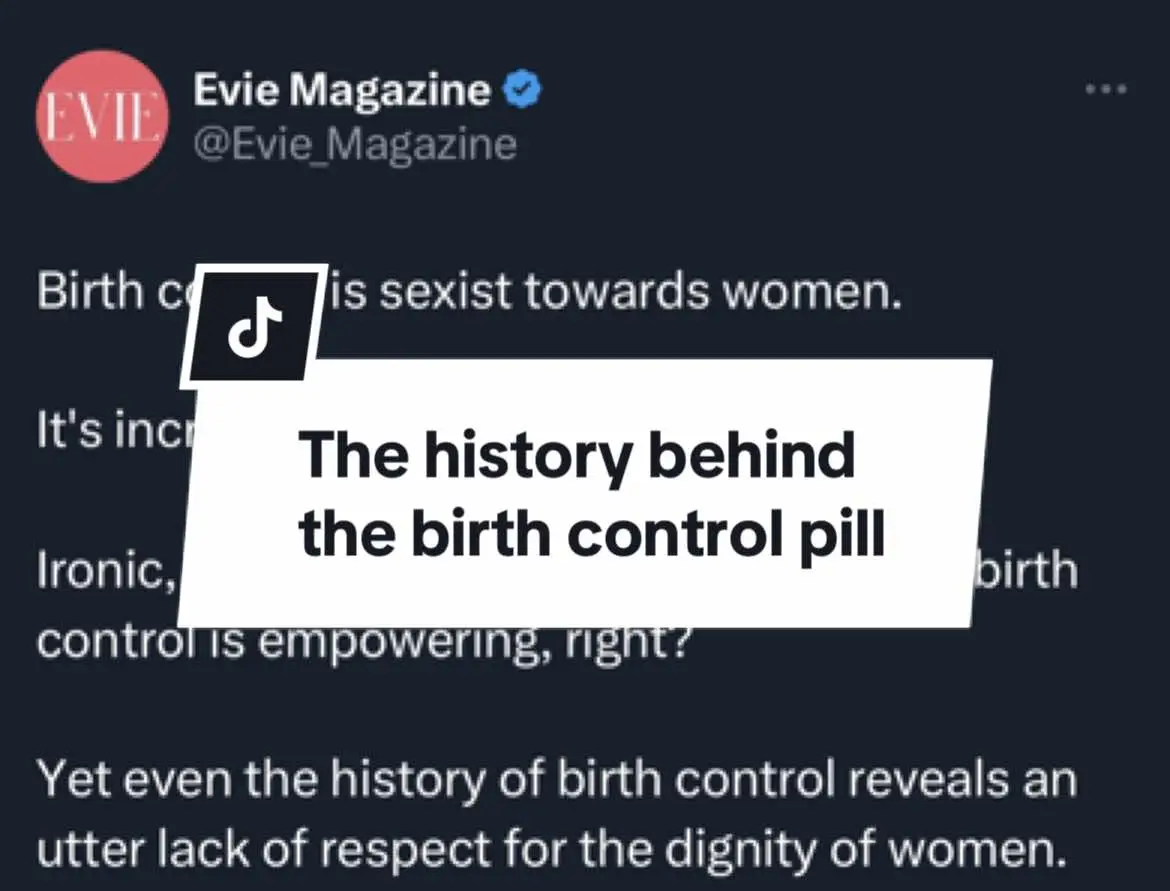 If you don’t know the history behind the birth control pill, you should. There are so many reason why to stop taking birth control, the birth control long term effects are just the start.  The pill is destroying our bodies, and everyone is ignoring it for money.  #birthcontrol #birthcontrolproblems #birthcontrolsideeffects #birthcontrolpill 