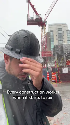 #construction This is what we want when it’s raining a lot but we can’t 😭😂 #carpenter #rain #canada #usa #concrete #tiktok #foryou #cement #highrise #keenutility 