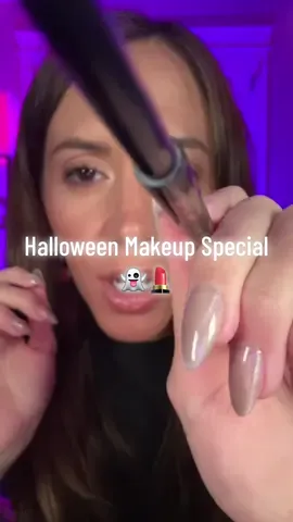 Halloween makeup special 👻💄 #asmr #asmrsounds #asmrvideo #asmrmakeup #asmrroleplay #fyp 