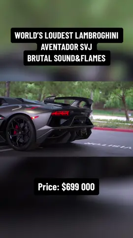 SOUND ON🔊 | LAMBORGHINI AVENTADOR SVJ GINTANI | #lamborghini #aventador #svj #gintani #flames #soundon 
