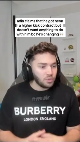is adin fair for cutting off neon since he’s making content with sam? #adinross #neon #fyp 