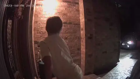 I think he saw a ghost 