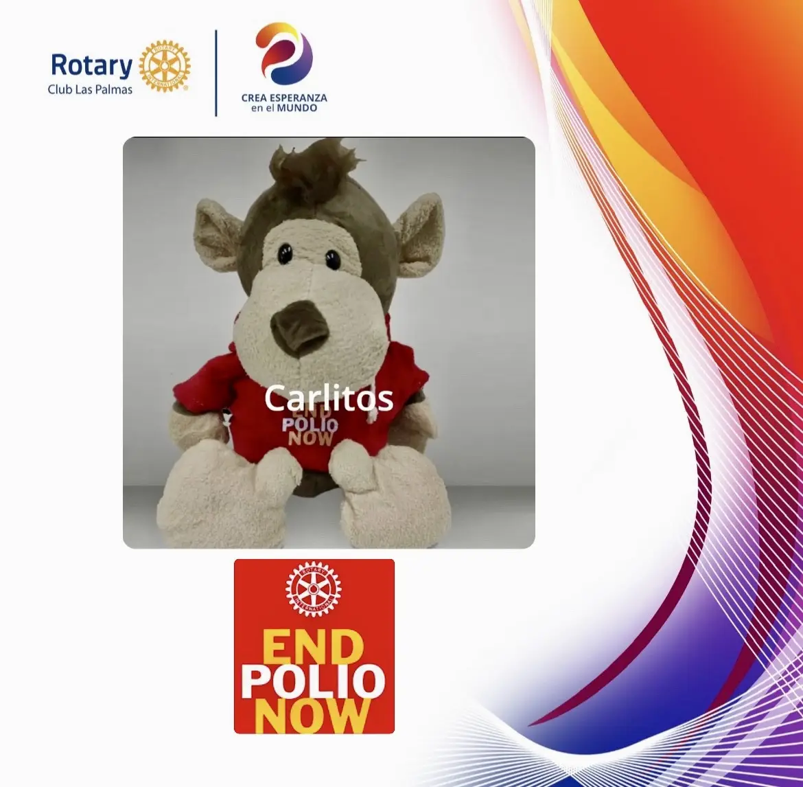 Les presentamos los Peluches Polio Plus!! Una hermosa colección de 4 bellos peluches que transmiten un lindo Mensaje de mucha Esperanza a nivel mundial. Puedes obtener un bello peluche y ayudarnos con el fin de la Polio. Solo hay disponibles 500 unidades a un precio de 25 dólares cada uno. En la historia de estos bellos amiguitos peluches, encontrarán mediante el QR que tiene la etiqueta de cada uno, la maravillosa historia de artistas,músicos, y personalidades sobresalientes, que a pesar de haber tenido la enfermedad lograron tener una exitosa vida. Los invitamos que puedan sumergirse en esta magia maravillosa que nos da Rotary, de poder ayudar a poner fin a esta enfermedad! @liviocesarzozzoli @Ana Carola Gonzales @Rotary International @silviazerda @rotary_distrito4690_bolivia   #finalapolio #peluchesplus #creaesperanzaenelmundo