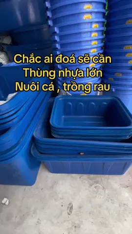 Thùng nhựa dung tích lớn nuôi cá hàng tại hcm giao các tỉnh #thungnhualon #thungnhualonhinhtron #thùng_nhựa_lớn@Thiên Việt Clean 