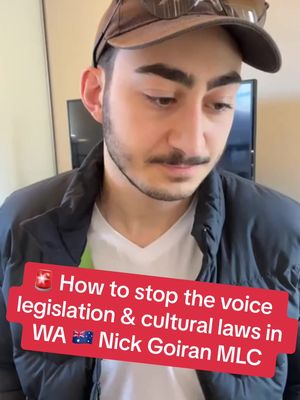 🚨 How to stop the voice legislation & cultural laws in WA 🇦🇺 Nick Goiran MLC 📝 WA Petition - click the link in my bio Full inteview is at the link in my bio