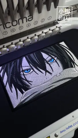 Machine is Ricoma EM-1010, you can get it at the link in our bio 📲 . #ricoma #embroidery #SmallBusiness #anime #animeapprel #smallbusinessowner #weeb #otaku #fyp #fypシ 