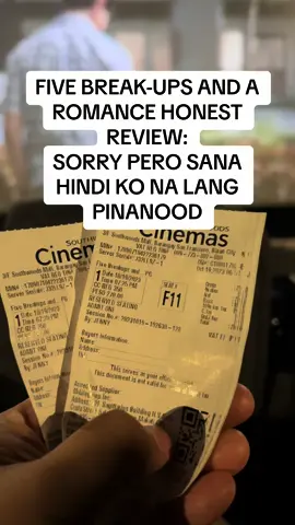 This is the first movie under GMA FILMS na pinanood ko, ang masasabi ko lang, sana hindi na ako nanood, NAKAKAPIKON KAYO @Julia Montes  and @aldenrichards02!!! #juliamontes #aldenrichards #fivebreakupsandaromance P.S TIGILAN NIYO AKO SA QUANTUM ENTANGLEMENT!!! 😡😭