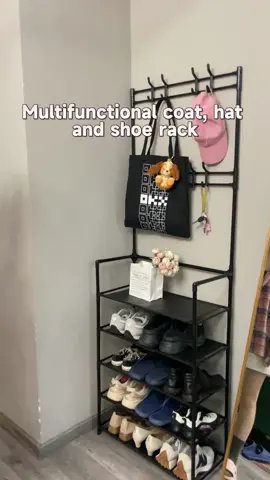 Get organized with our multi-functional entryway shoe and hat rack. It’s not just stylish; it offers extra storage, making your home feel more welcoming. 🚪💡 #homewelcomehome #entrywaystyling #smartstorage #spreadthewarmth #trackgirlmagic 