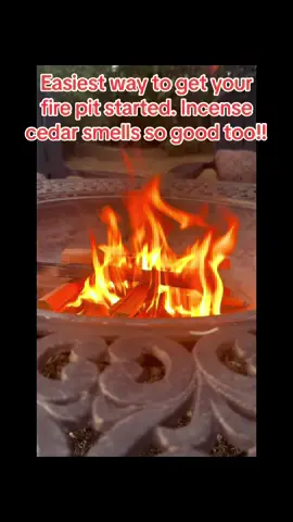 Our incense cedar kindling makes fire, starting a breeze in any situation. super dry, and smells wonderful. ##kindling##fire##tts##TikTokShop##firepit##backyardvibes##firestarter