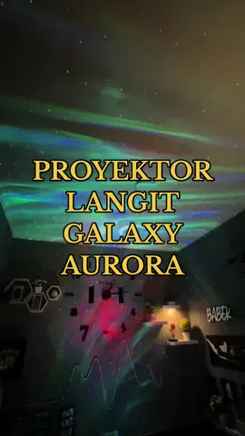 Proyektor Langit Aurora. Link produk ada di bio profil ! Toko oren/ijo : LED MASTER  #lampuproyektorlangit #proyektorlangit #lamputidur 