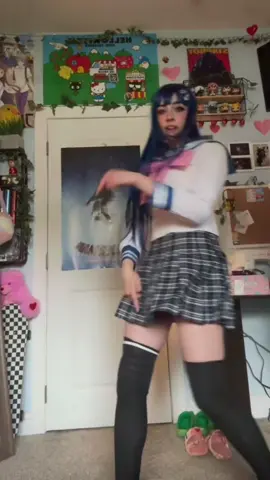Danganronpa moment! DC: @angel(a) !! #fyp #sayaka #sayakamaizono #danganronpa #cosplay #dance