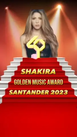 Los 40 music award Santander & Shakira... Golden Music Award 2023 #usa #miami #colombia #peru #españa #santander #goldenmusicawards #shakira #fypシ #fypage #fyp #fypviral #parati #foryoupage #xyzbca #foryou #tiktokponmeenparati #ciberjuly #viral #video #premiacion @TikTok @Shakira 