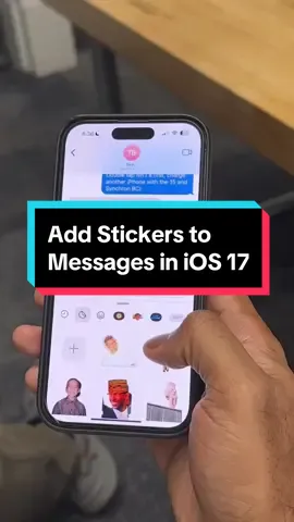 It’s that simple. #stickers #ios17 #imessage #text #apple #iphone #ios #texting #tips #howto #capcut 