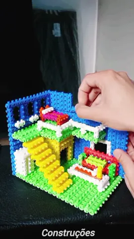 Diorama simples sala e quarto #pinosmagicos #diorama #criatividade #construções #brinquedo 