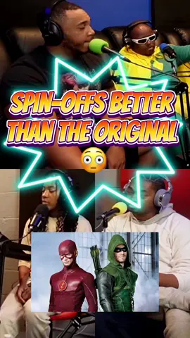 Spin-off better than the Original? 🤔 #flash #arrowverse #dc #dcu #mcu #spinoff #spinoffseries #spinoffshows #cw #tvshow #podcast #podcastclips 