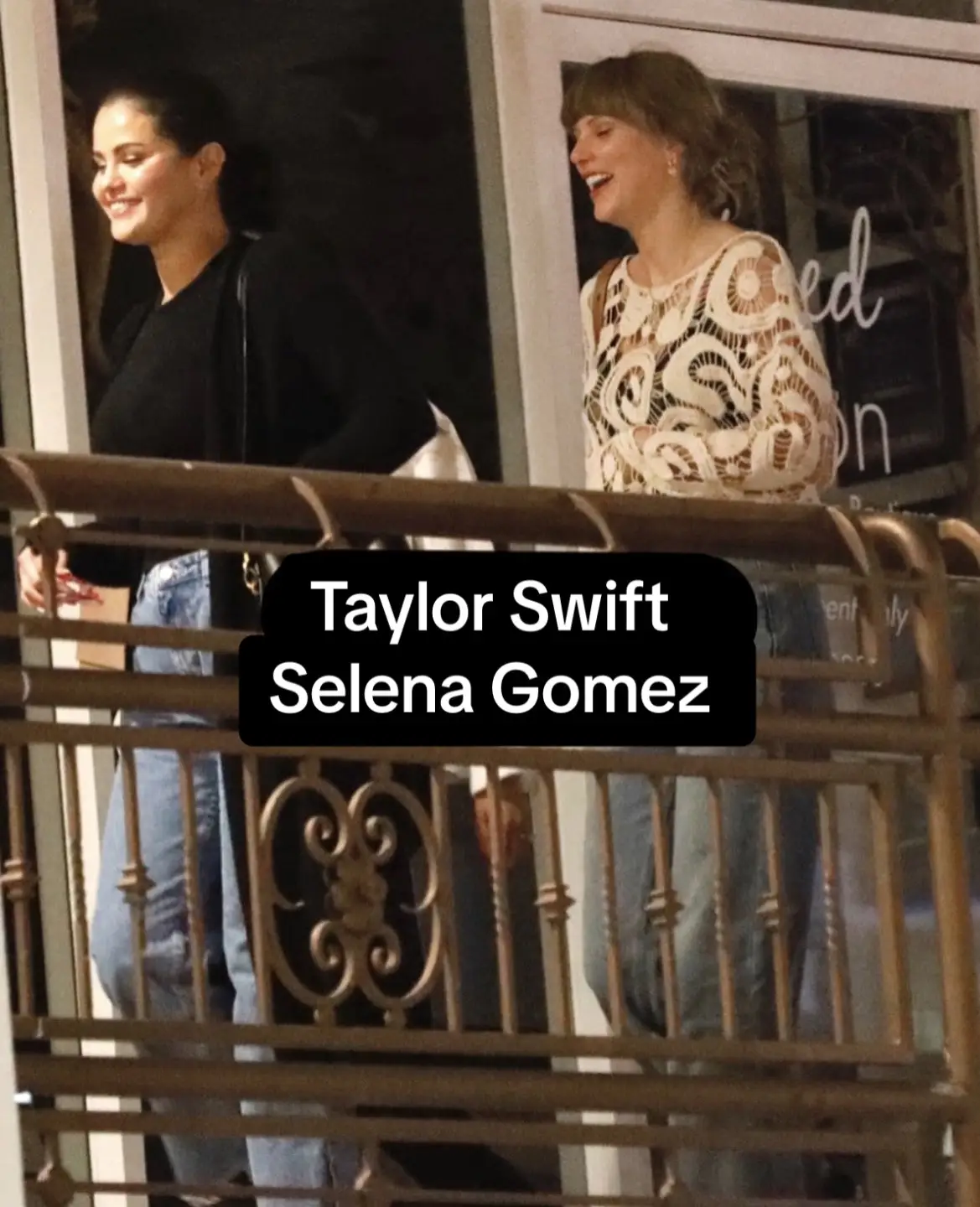 Taylor Swift in L.A. with Selena Gomez✨ . . #taylorswift #selenagomez #swifttok #selenator #losangeles 