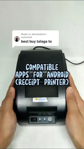 Replying to @akissbohol Talagang mabubudol ka sa receipt printer na to! Dahil hindi mo na kailangan ng ink #tiktokfinds #tatlongbilyon #budolfinds #businesstips #printer #thermalprinter #businessidea #SmallBusiness 
