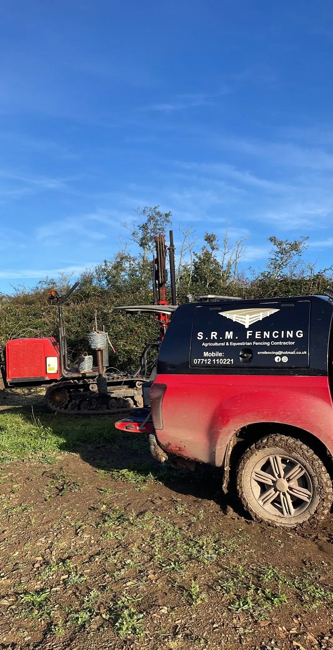 Its not all bad…..equally its not all good! #srmfencing #pembrokeshire #Protech #evo1 #farming #farmfence #agriculture #selfemployed #beef #cattle #sheep #arable #stockfencing #gooddays #baddays