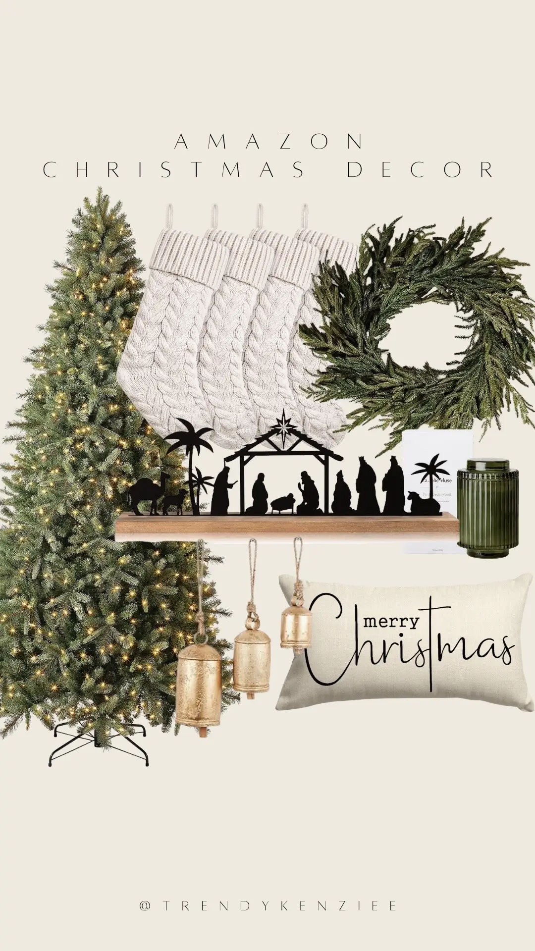 Amazon Christmas Home Decor 🌲 🔗 on my stfnt under [christmas home decor] #amazonfind #amazonchristmasfinds #amazonchristmashomedecor #amazonhome 