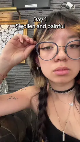 I forgot about this video lolz, for people who want an industrial but want info first on the healing journey !!! I definitely recommend cleaning it every day and sleeping with a travel pillow to avoid sleeping directly on your piercing :) It still bleeds a bit but otherwise it’s fine #fyp #industrial #industrialpiercing #piercing #piercinglovers #foryou #goth #healing 