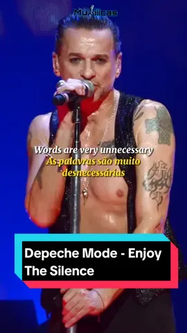 Depeche Mode - Enjoy The Silence 🎵 . . . . . #depechemode #pop #rock #lyrics #nostalgia #statusvideo #tipografia #status #musicaboa #fypシ #foryou #fy #fyp #lyricsvideo 