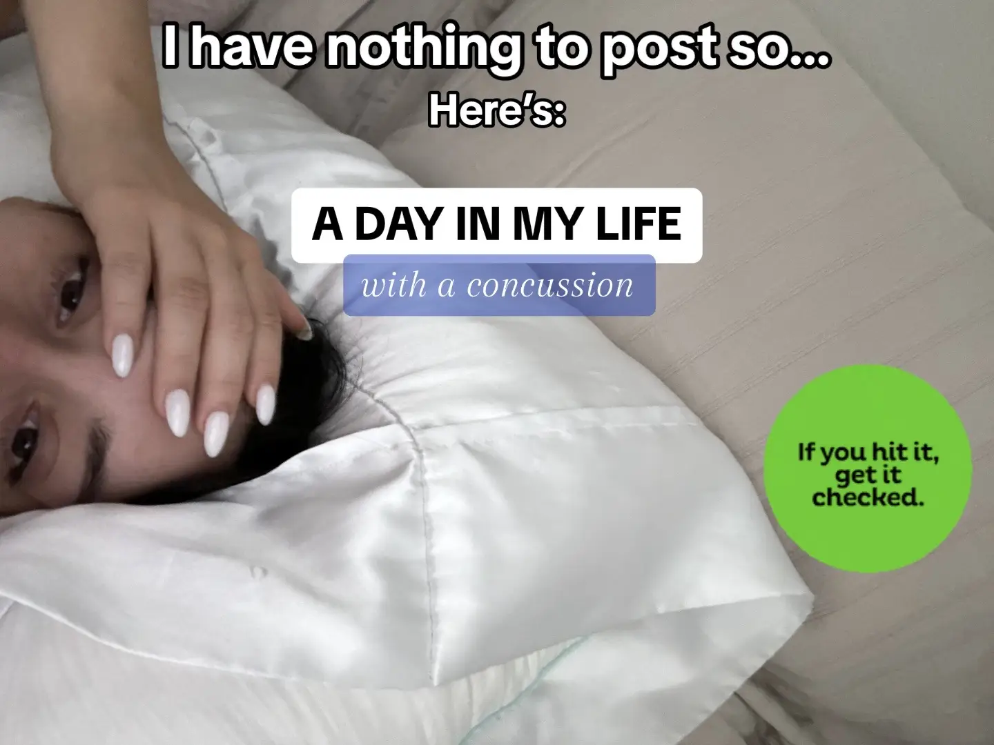 #concussion #dayinmylife 