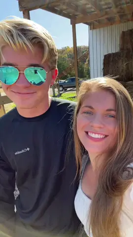 I only have a couple more years with this guy. They grow up fast.#farmboys#momandson#farmfamily